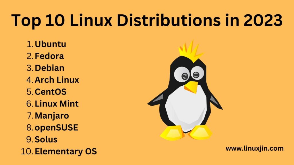 Top 10 Linux Distributions in 2023